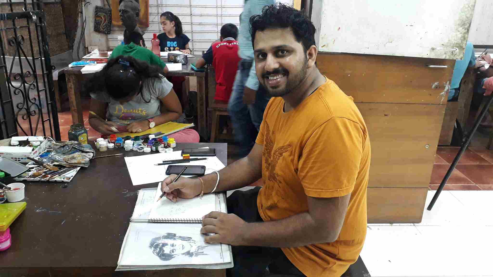 Portrait & Character Sketching Classes