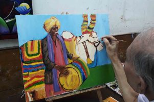 Canvas & Abstract Painting (Oil)C08-07-02
